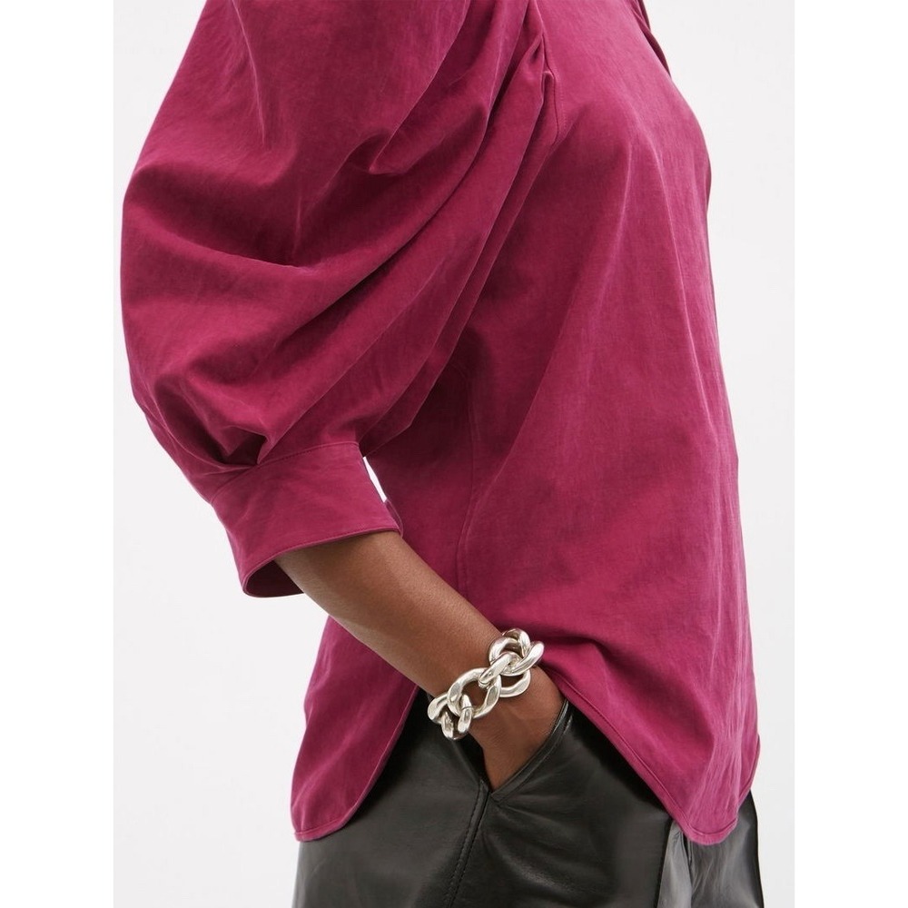 ISABEL MARANT Surya blouse in black EUC MSRP $805 EU 40 or L - Picture 4 of 9